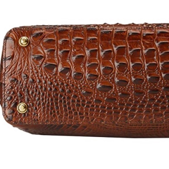 Final sale New Brahmin Large Duxbury Satchel pecan Melbourne bag - Picture 6 of 11